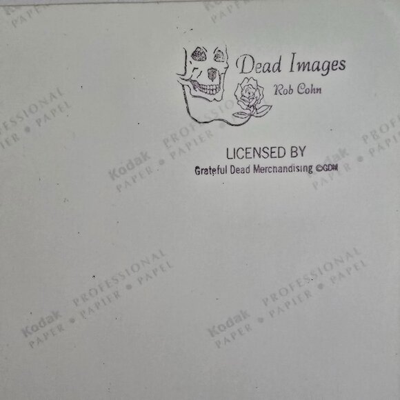 Jerry Garcia Licensed Photo By Rob Cohn Grateful Dead Merchandise 8x10 Kodak Pap - Picture 4 of 16